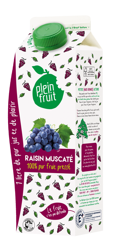 Pur jus de raisin muscaté