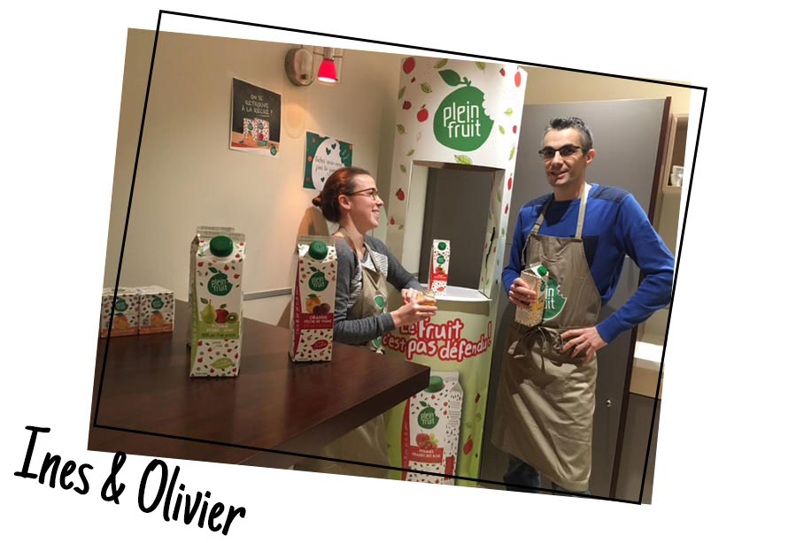 Inès & Olivier, c'est à eux qu'on doit les bonnes recettes des jus Plein fruit