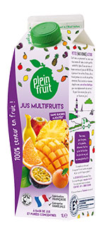 Plein Fruit jus multifruits, 100% fruits