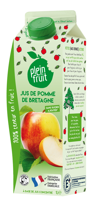 Jus de pomme de Bretagne