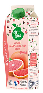 Plein Fruit jus de pamplemousse rosé 100% fruit