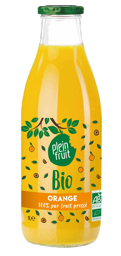 Pur jus d'orange BIO 1L