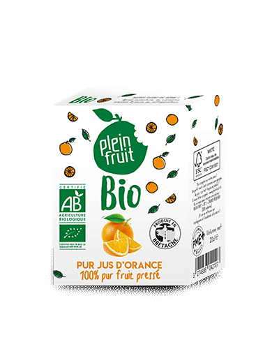 Pur jus d'orange BIO 20cl