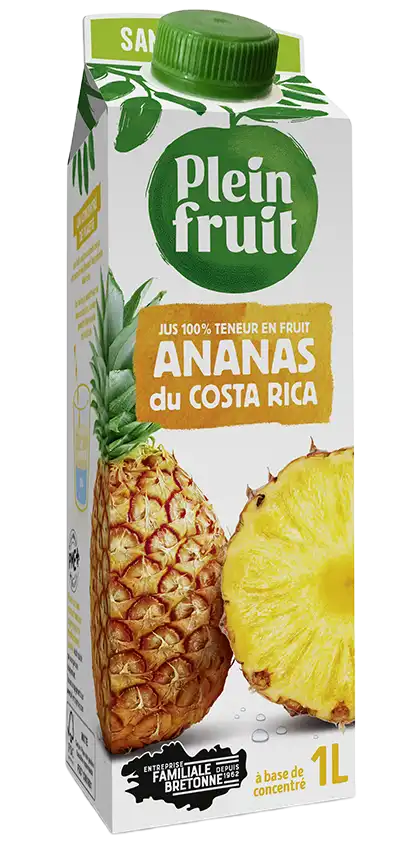 Jus d'ananas du Costa Rica