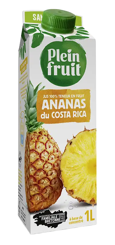 Jus d'ananas du Costa Rica