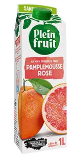 Plein Fruit jus de pamplemousse rose 100% fruit