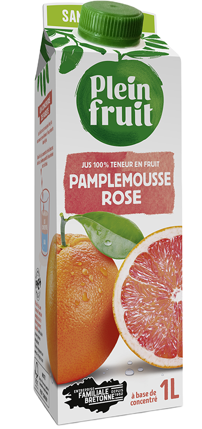 Jus de pamplemousse rosé