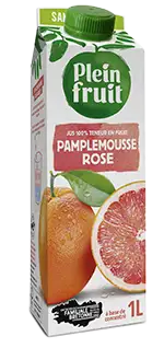 Plein Fruit jus de pamplemousse rosé 100% fruit