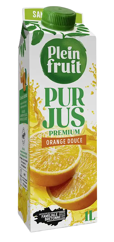 Pur jus d'orange douce