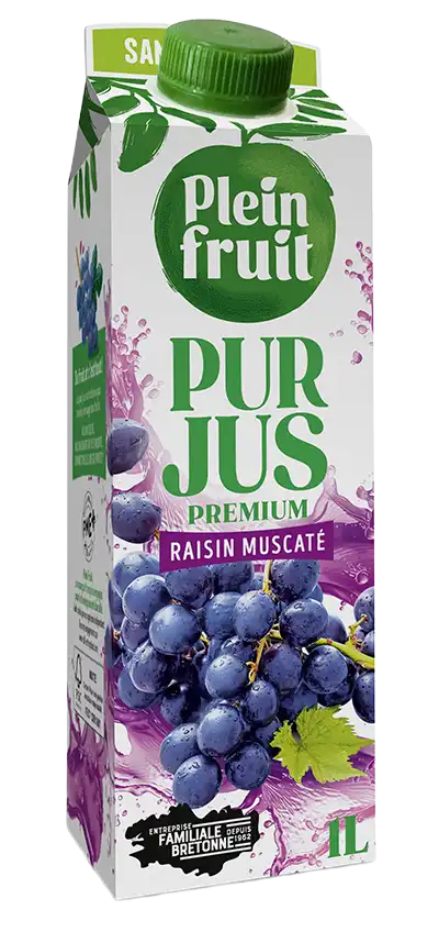 Pur jus de raisin muscaté