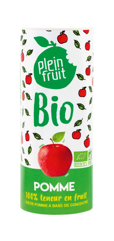 Jus de pomme BIO canette