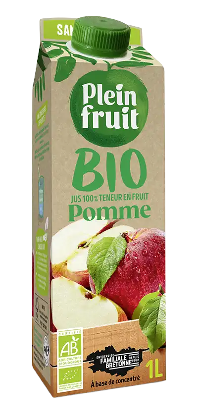 Jus de pomme BIO 1 L