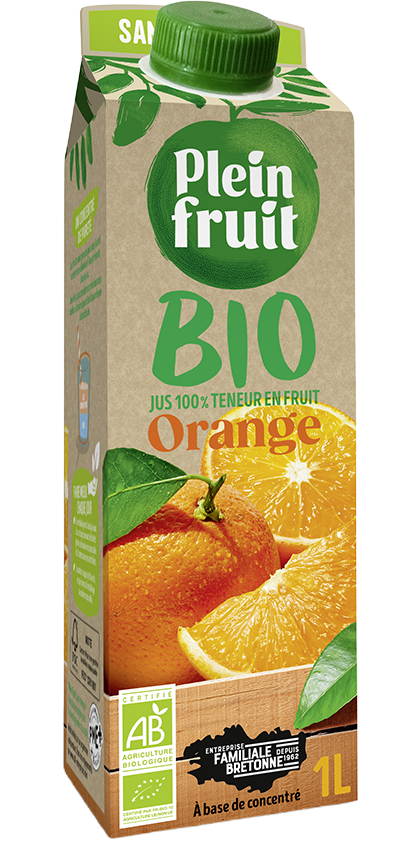 Jus d'orange BIO 1 L