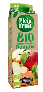 Jus de pomme bio 1L