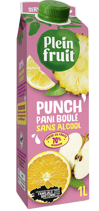 Punch sans alcool pani boulé 1L