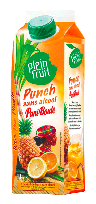 Punch sans alcool pani boulé 1L